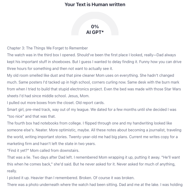 Generic AI text vs human-like writing 2
